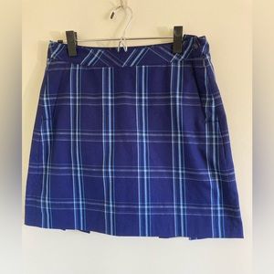 EP Pro Blue Plaid Women's Golf Skort size 4